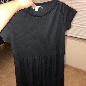 Black Ruffle Dress
